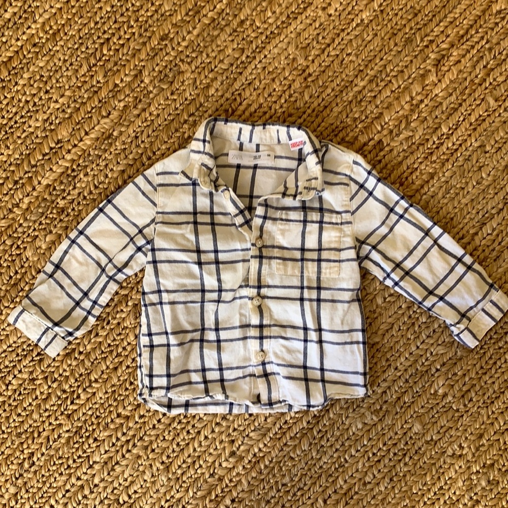 Zara Flannel Button Down